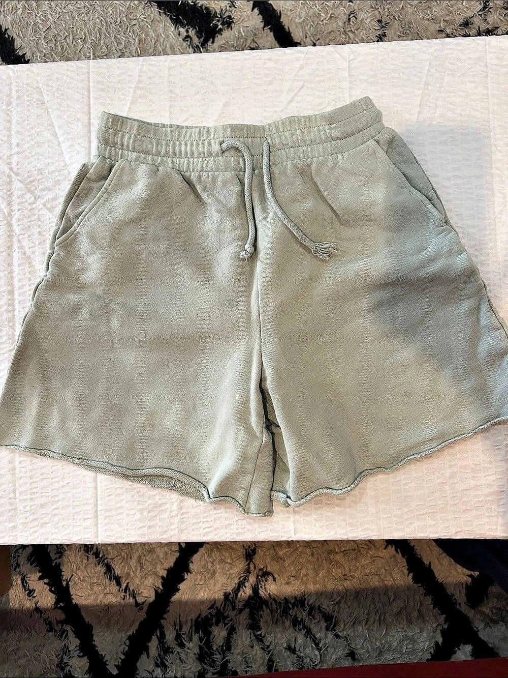 H&Medium Regular-Fit Sweatshorts Cotton Athletic Shorts in Green Medium